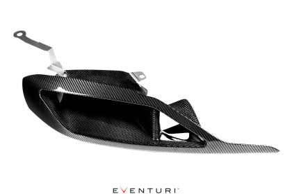 Eventuri Toyota A90 Supra Black Carbon Headlamp Duct